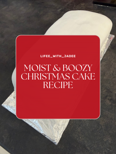Moist & Boozy Christmas Cake Recipe